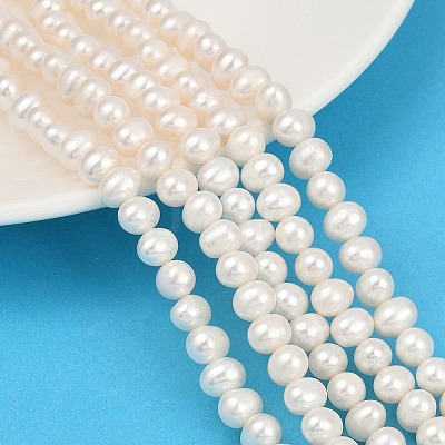Natural Cultured Freshwater Pearl Beads Strands PEAR-I007-07Y-10A-1