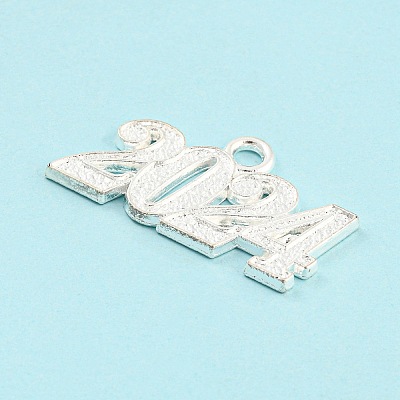 Alloy Numbers Pendants PALLOY-D028-01S-1