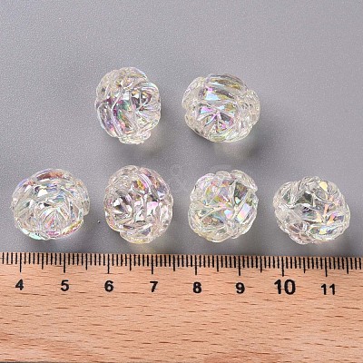 Transparent Acrylic Beads TACR-S154-31C-205-1