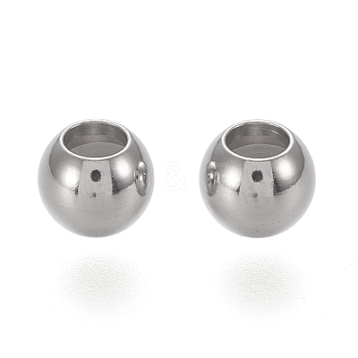 202 Stainless Steel Beads X-STAS-K204-02D-P-1