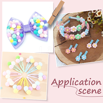 3 sets Polyester Ball Decoration DIY-SC0031-26F-1