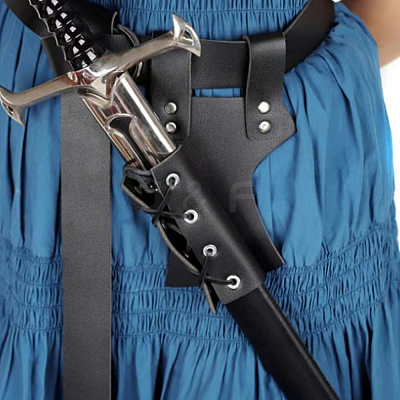 PU Leather Sword Sheaths AJEW-WH0248-582A-1