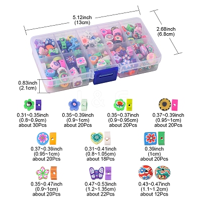 Handmade Polymer Clay Beads CLAY-FS0001-20-1