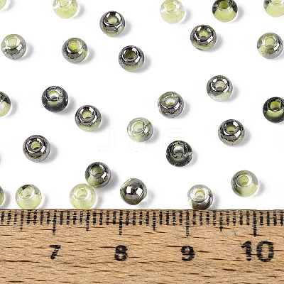 Transparent Inside Colours Glass Seed Beads SEED-T007-19A-05-1
