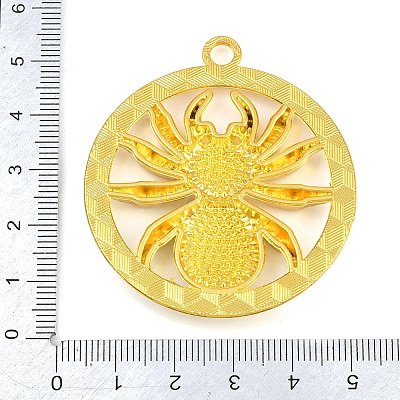 Alloy Rhinestone Big Pendants RB-CBA18BA-01G-1