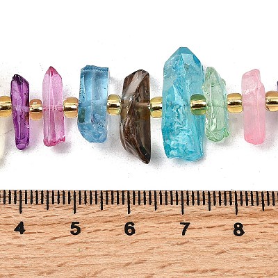 Natural Quartz Crystal Beads Strands G-F800-E09-1