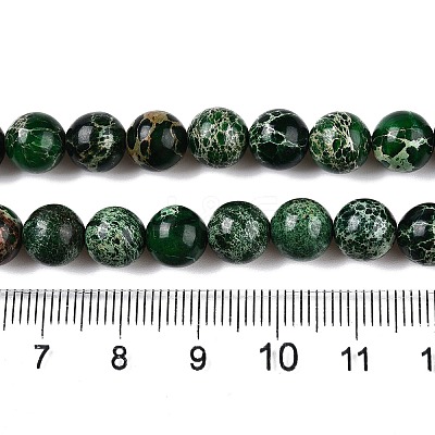 Natural Imperial Jasper Beads Strands G-N342-63B-1