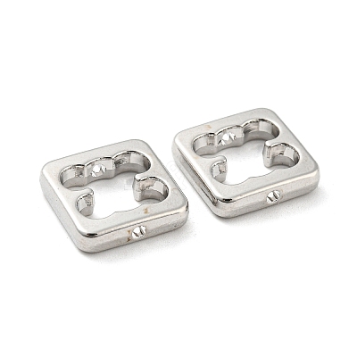 Rack Plating Alloy Beads PALLOY-Z022-01P-1