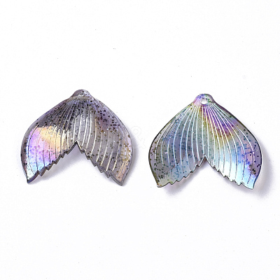Transparent Acrylic Pendants X-MACR-S361-36F-1