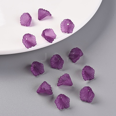 Frosted Acrylic Bead Caps MACR-S371-10A-743-1