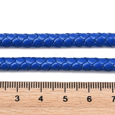 Braided Leather Cord with Core WL-F009-6mm-06-1