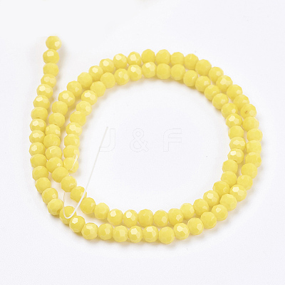Opaque Glass Beads Strands EGLA-F120-NC03-1