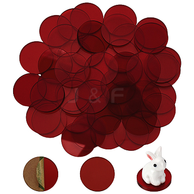 50Pcs Acrylic Sheet FIND-FG0003-58A-03-1
