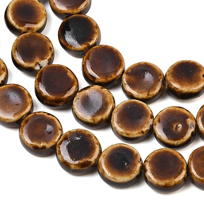 Vintage Style Glazed Porcelain Beads PORC-B002-12-03-1