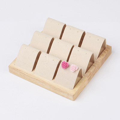Wood Earring Displays EDIS-E024-03-1