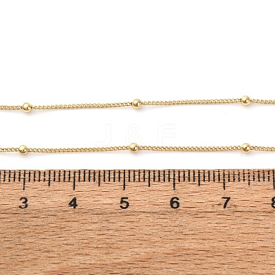 Brass Satellite Chain Necklaces MAK-L045-08G-1