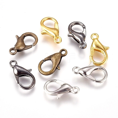 Zinc Alloy Lobster Claw Clasps E102-M-1