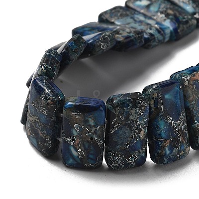 Synthetic Imperial Jasper Beads Strands G-Q050-A01-02-1