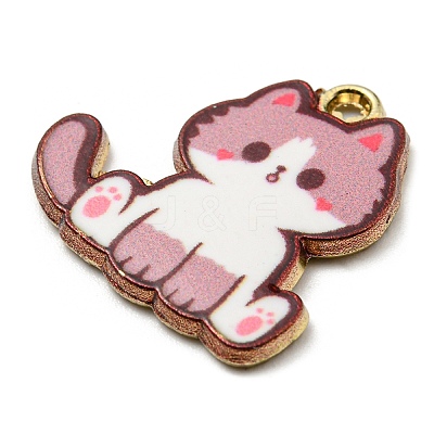 Printed Alloy Pendants ENAM-L042-04G-02-1