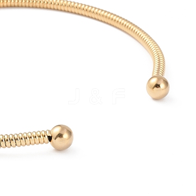Ion Plating(IP) 304 Stainless Steel Elasticity Necklaces for Women NJEW-S433-02G-1