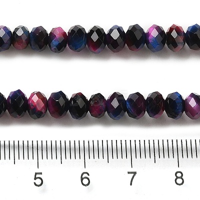 Natural Rainbow Tiger Eye Beads Strands G-NH0002-D02-02-1