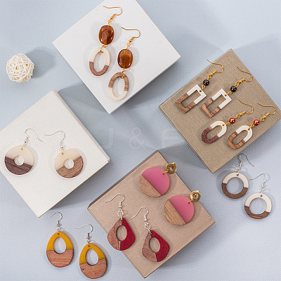 Resin & Wood Link Rings RESI-OL0001-05B-1