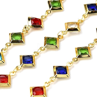 Brass Rhombus Link Chains CHS-H112-19G-1