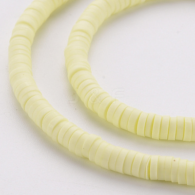 Handmade Polymer Clay Bead Strands CLAY-T002-4mm-75-1