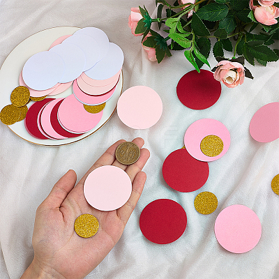 200Pcs Round Paper Table Scatter Confetti DIY-SC0032-57A-1