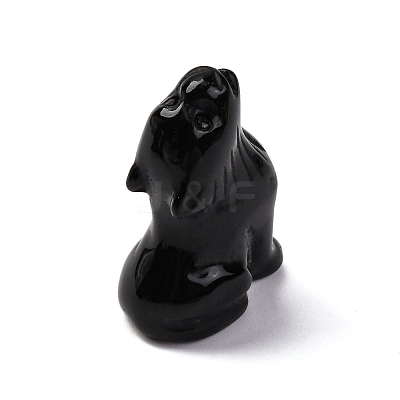Natural Obsidian Display Decorations DJEW-P019-A11-1