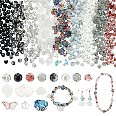 DIY Glass Beads Making Findings Kits DIY-PH0023-55-1