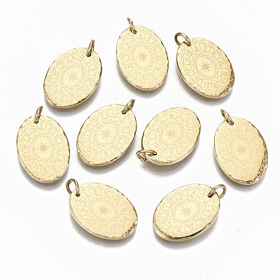 304 Stainless Steel Pendants STAS-S116-032G-1