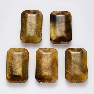 Imitation Gemstone Acrylic Beads OACR-R075-01A-1