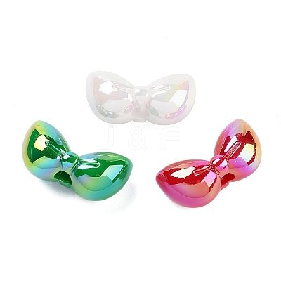 UV Plating Acrylic European Beads OACR-S142-04-1