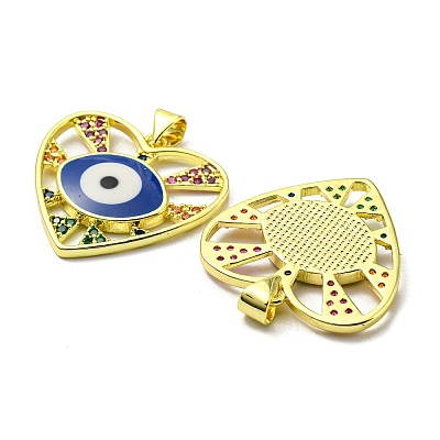 Real 18K Gold Plated Brass Pendants KK-L209-011G-04-1