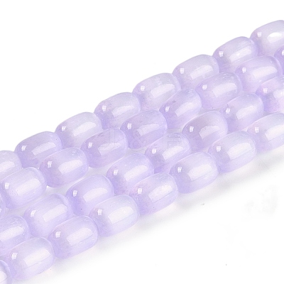 Natural Selenite Beads Strands G-F750-19-1