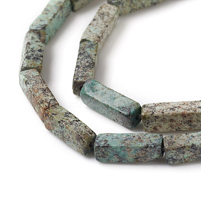 Natural African Turquoise(Jasper) Beads Strands X-G-G837-02-1