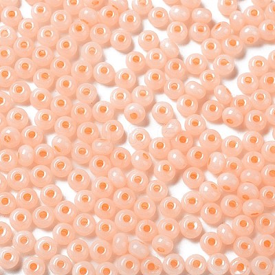 Imitation Jade 3/0 Glass Seed Beads SEED-Z001-A-A08-1