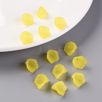 Frosted Acrylic Bead Caps MACR-S371-10A-717-1