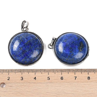 Dyed Natural Lapis Lazuli Tree of Life with Owl Pendants G-L524-15AS-05-1