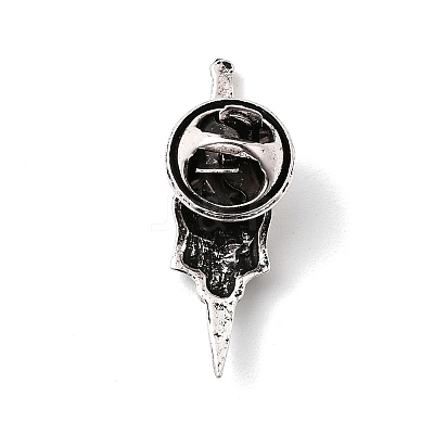 Halloween Alloy Lapel Pin Backs for Backpack Clothes JEWB-C051-01D-AS-1