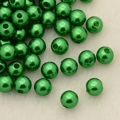 Imitation Pearl Acrylic Beads PL608-11-1