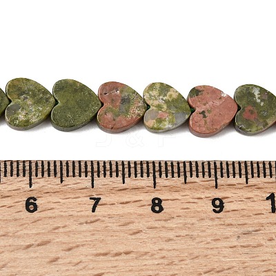 Natural Unakite Beads Strands G-M403-A23-03-1