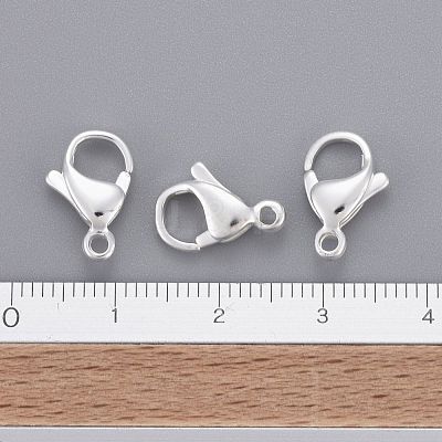 304 Stainless Steel Lobster Claw Clasps X-STAS-E464-21A-S-1