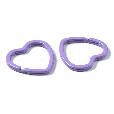 Spray Painted Iron Split Key Rings X-KEYC-S255-001-1
