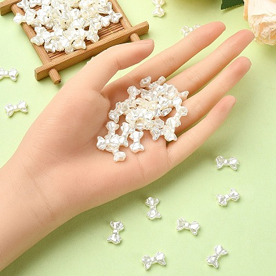 ABS Plastic Imitation Pearl Beads OACR-YW0001-85C-1