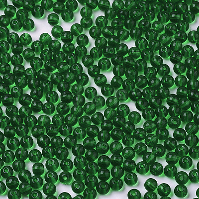 6/0 Transparent Glass Seed Beads SEED-S040-09A-06-1