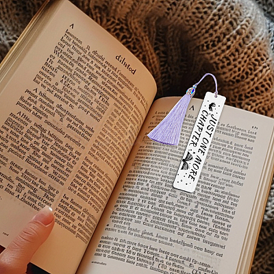 Stainless Steel Bookmarks AJEW-UN0001-81C-1