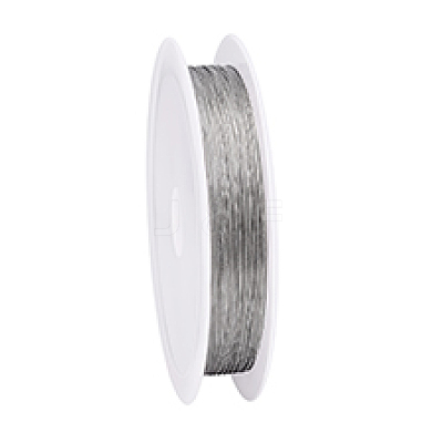 Tiger Tail Wire 304 Stainless Steel Beading Wire TWIR-WH0002-24B-1