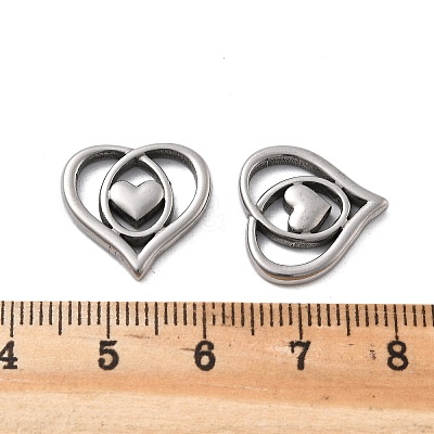 304 Stainless Steel Pendants STAS-V002-07P-1